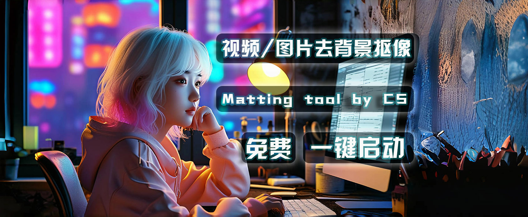 Matting tool by CS-视频/图片去背景抠像软件-魔王资源站